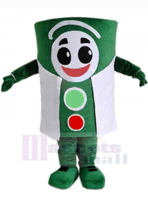 Grüne Ampel Maskottchen-Kostüm