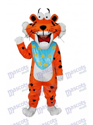 Gepunktetes lustiges Tiger erwachsenes Maskottchen Kostüm Tier