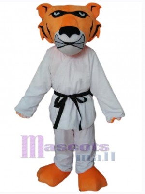 Karate Tiger Maskottchen-Kostüm Tier