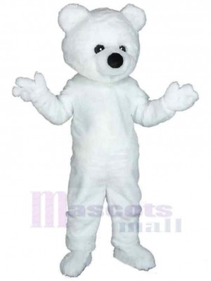Entzückender weißer Bär Maskottchen-Kostüm Tier