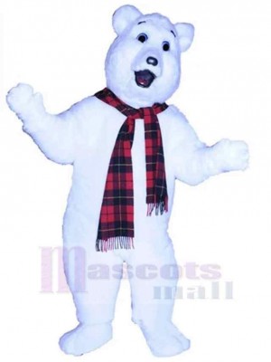 Heulender Eisbär Maskottchen-Kostüm Tier