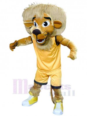 Sport Brauner Löwe Maskottchen-Kostüm Tier