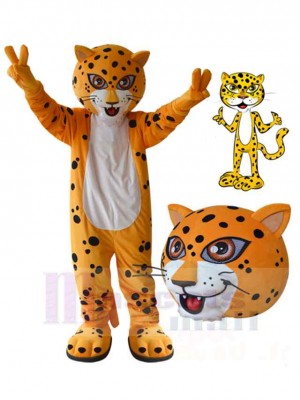 Spannender Leopard Maskottchen-Kostüm Für Erwachsene Maskottchen-Köpfe