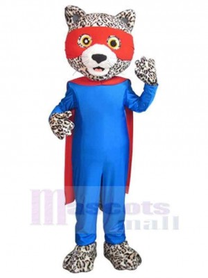 Superman-Leopard Maskottchen-Kostüm Für Erwachsene Maskottchen-Köpfe