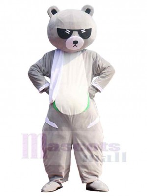 Cooler grauer Bär Maskottchen-Kostüm Für Erwachsene Maskottchen-Köpfe