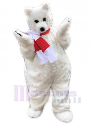 Riesiger Eisbär Maskottchen-Kostüm Für Erwachsene Maskottchen-Köpfe
