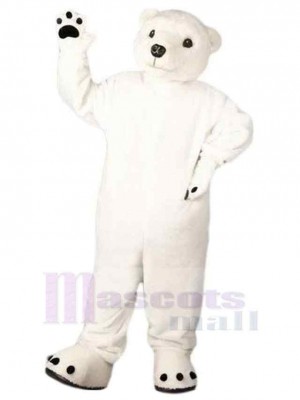 Freundlicher Eisbär Maskottchen-Kostüm Für Erwachsene Maskottchen-Köpfe
