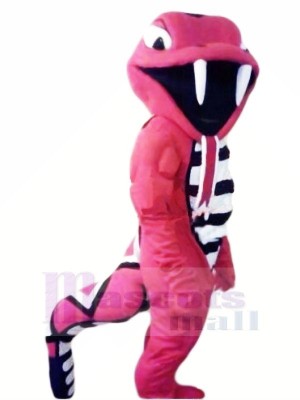 Heftig rot Kobra Maskottchen Kostüme