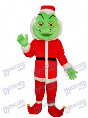 Ungerade Weihnachtsmann Maskottchen Erwachsene Kostüm Weihnachten Weihnachten