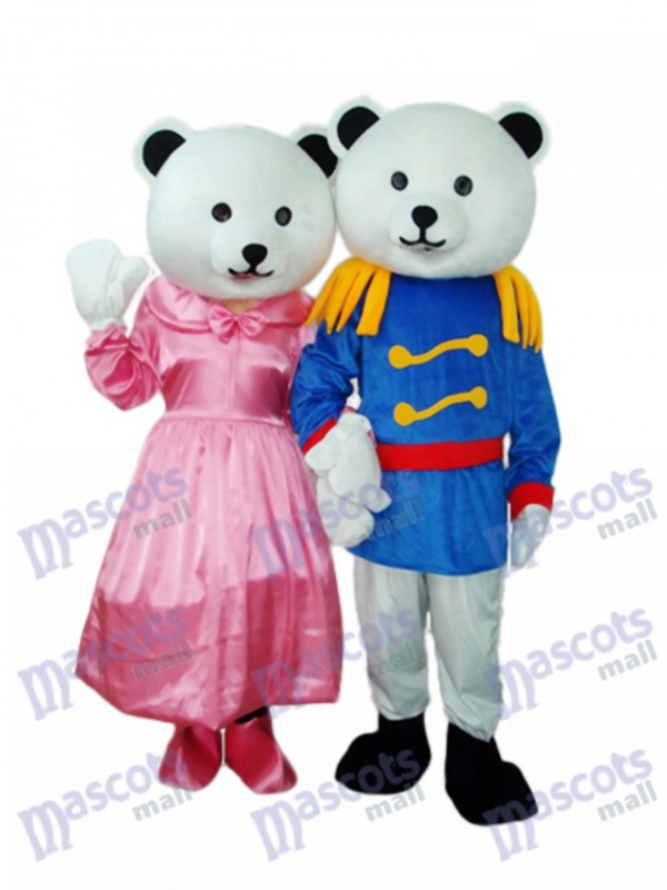 General Bear Paar Maskottchen Erwachsene Kostüm Tier