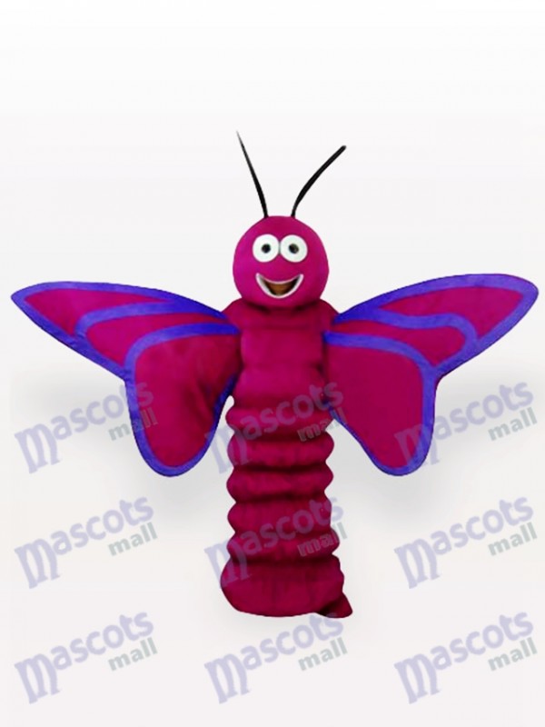 Lila Schmetterling Insekt Maskottchen Kostüm für Erwachsene