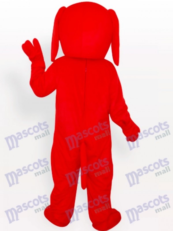 Red Dog Tier Maskottchen Kostüm für Erwachsene