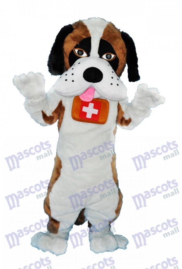 Saint Bernard Hund Maskottchen Erwachsene Kostüm Tier