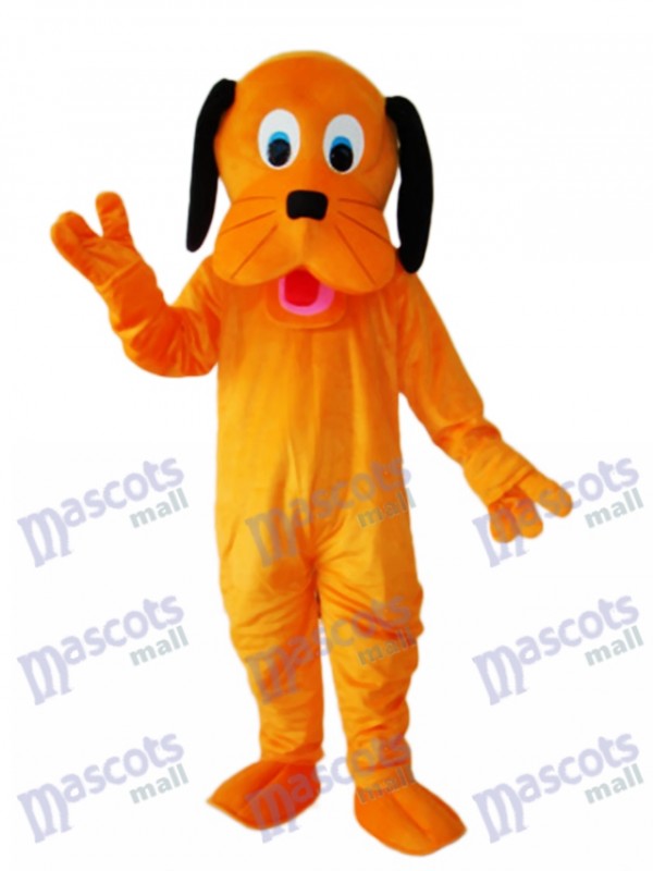 Orange Hund Maskottchen Erwachsene Kostüm Tier