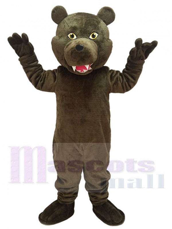 Brown Grizzlybär Plüsch Maskottchen Kostüm