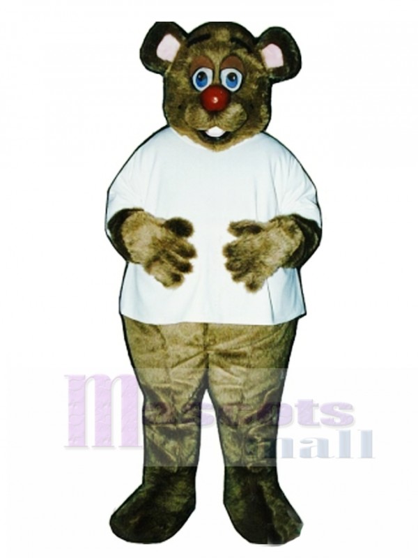 Cute Dr. Killbear with Shirt Mascot Costume