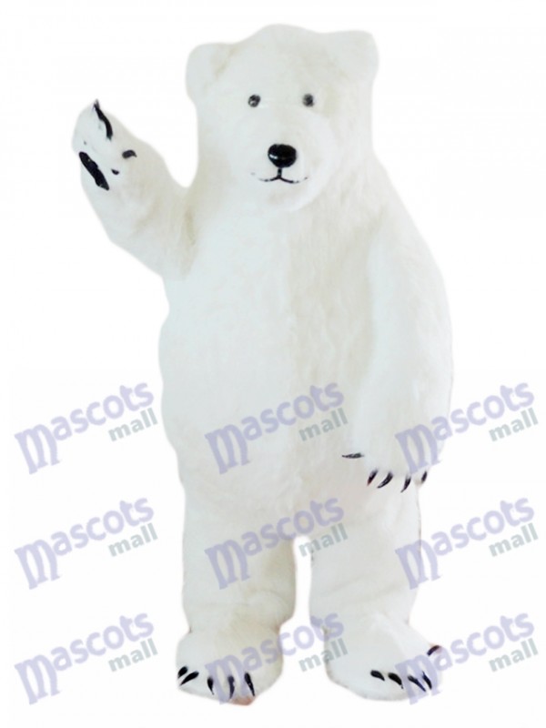 Weißes Eisbär-Maskottchen-Kostüm-Tier