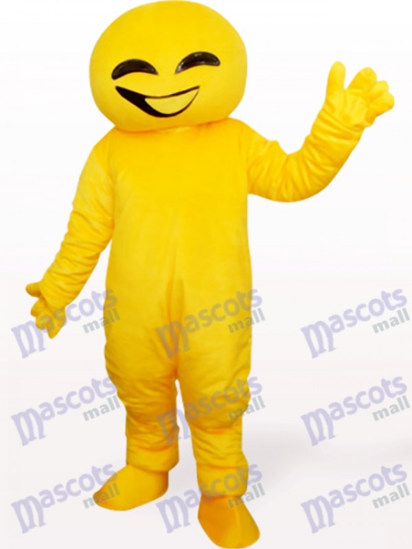 Gelbe Puppe Tier Erwachsene Maskottchen Kostüm