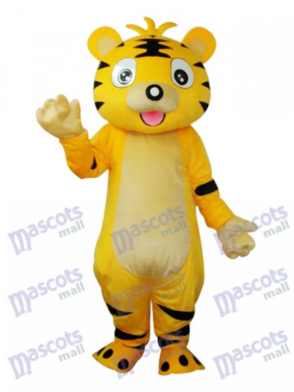 Kleine Tiger Maskottchen Erwachsene Kostüm Tier