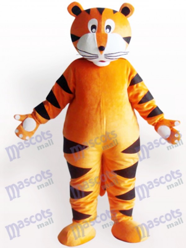 Tiger mit weißer Klaue Tier Maskottchen Kostüm