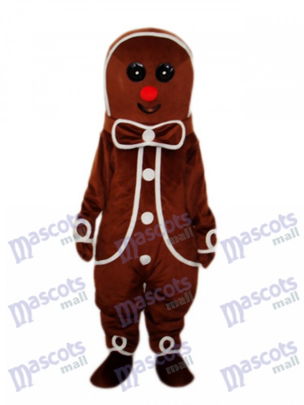 Lebkuchenmann Maskottchen Erwachsene Kostüm Weihnachten Weihnachten